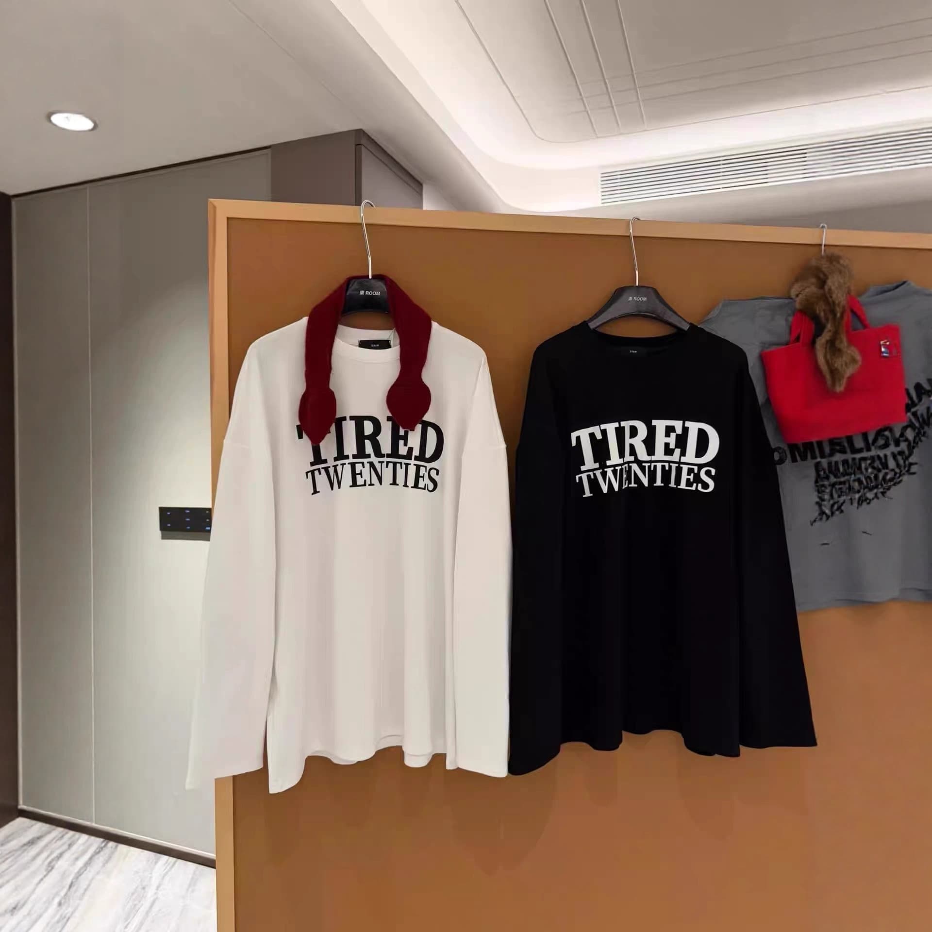 Korean Dongdaemun Pure Cotton Top Spring Autumn New Casual Loose Slimming Versatile Letter Print Long Sleeve T-Shirt for Women