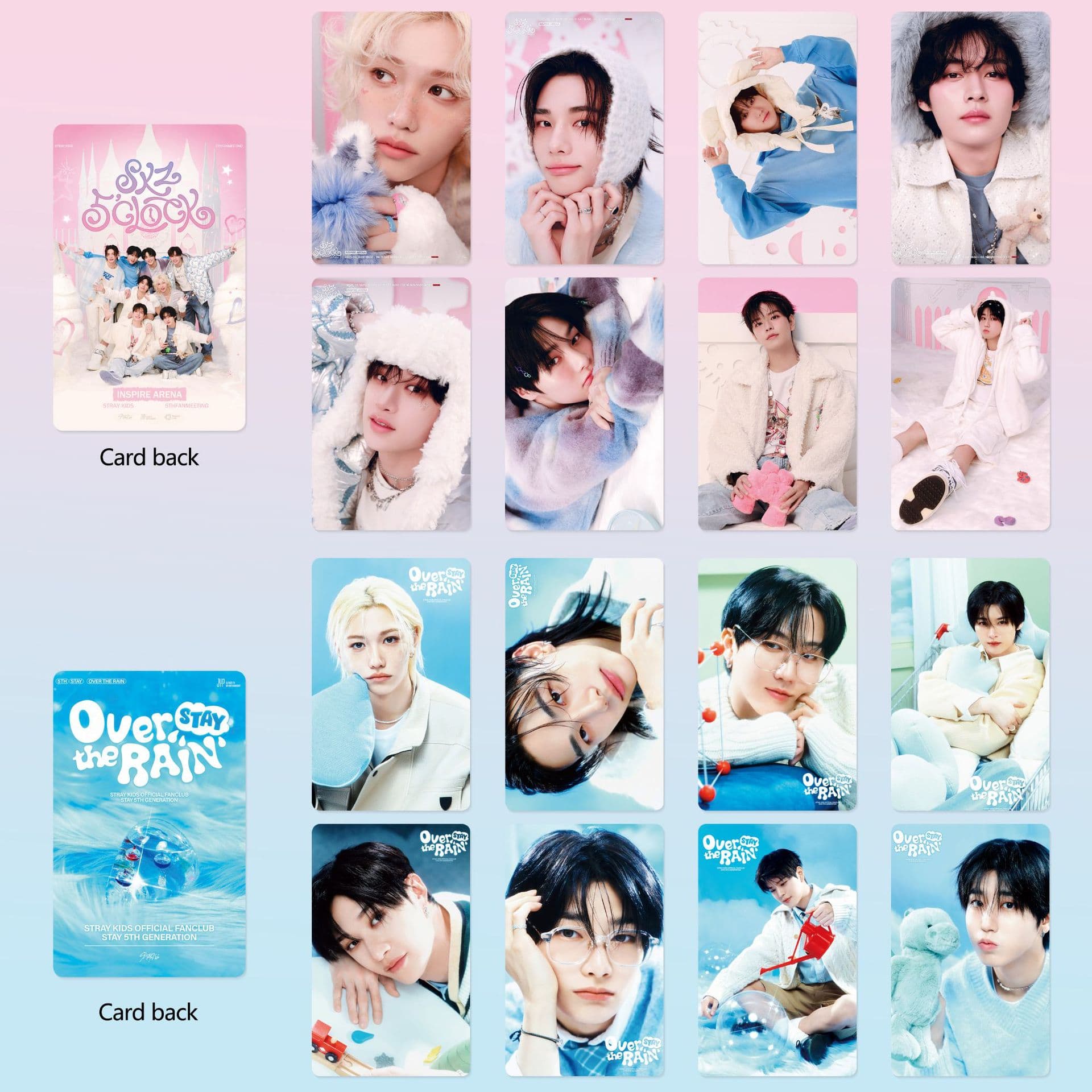 Stray Kids Photo Cards Small Card Hyunjin Lee Min Ho Kpop Merchandise Card Collection