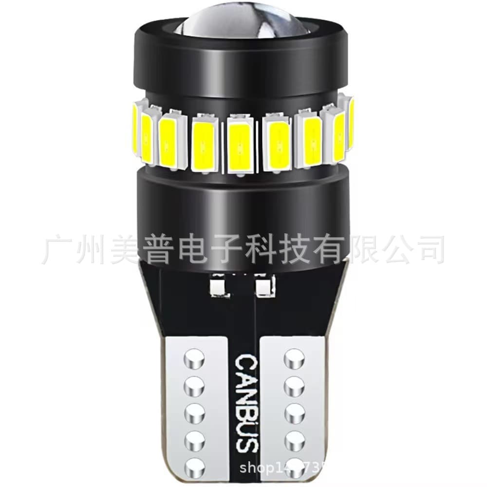 Cross-border Hot Selling Decoding Parking Bulb T10 4014 24SMD 3014 Automotive LED Tailbox Light Parking Light