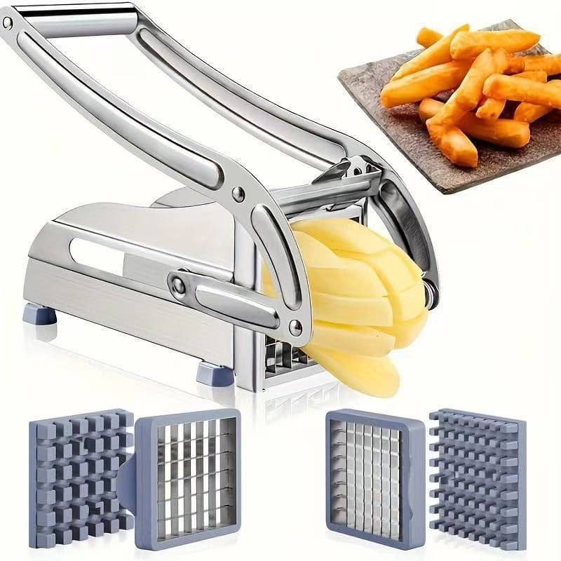 Cross-Border Household Kitchen Vegetable Cutter, Convenient Multi-Functional Potato Dicer, Stainless Steel Shredder, Vegetable Slicer