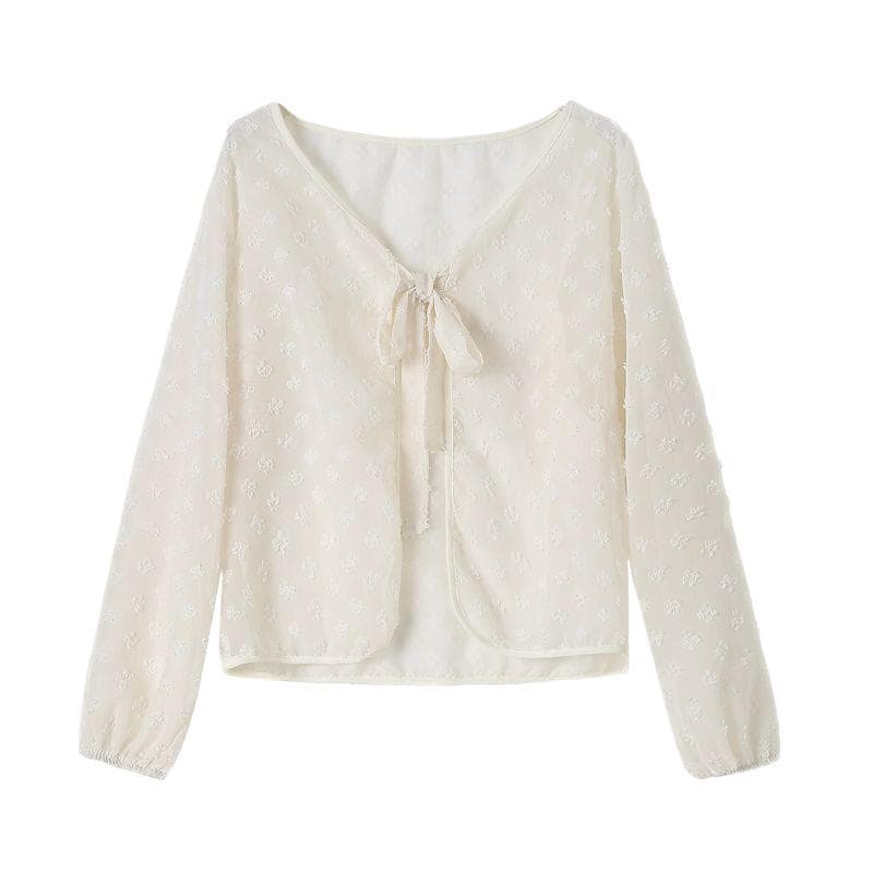 Plus Size Women's Summer Fashion Slimming Loose Small Shawl Outerwear Thin Cardigan Chiffon Air Conditioning Cover-Up Sun Protection Top