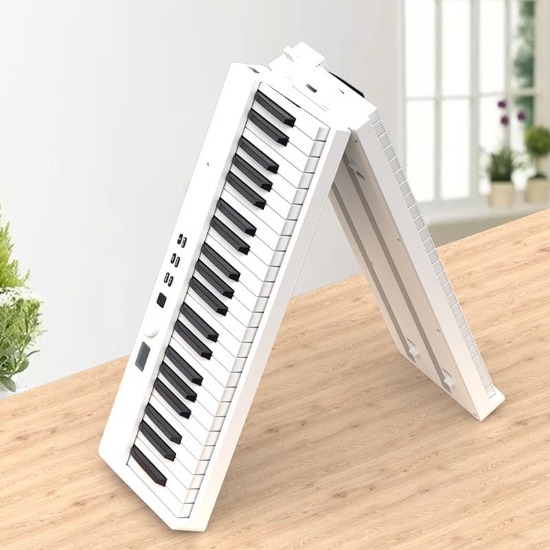 Folding Piano 88 Key Rechargeable Hand Roll Beginner Portable Electronic Piano Adult Bluetooth MIDI Keyboard Starter