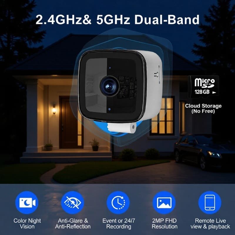 Worldview Cross-Border WiFi Smart Voice Intercom HD Night Vision Security Camera