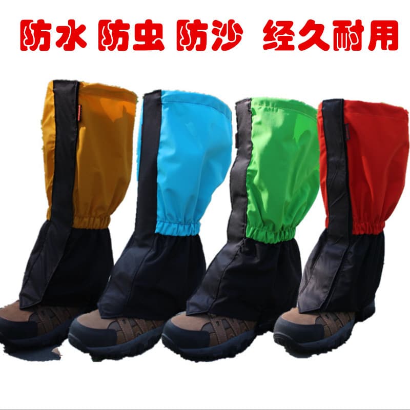 Snow Gaiters for Children and Adults, Outdoor Hiking Windproof Warm Leg Protection, Desert Sandproof Shoe Covers