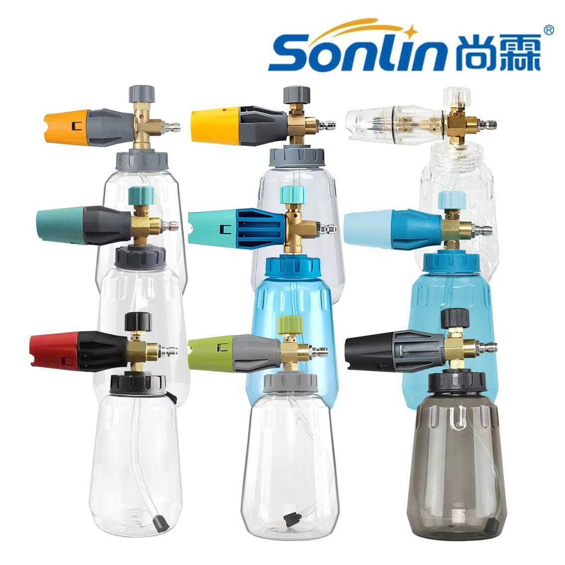 High Pressure Copper Home Use PA Pot Car Wash Gun Multi-Function Foam Pot Water Gun Powerful High Pressure Gun for Cleaning