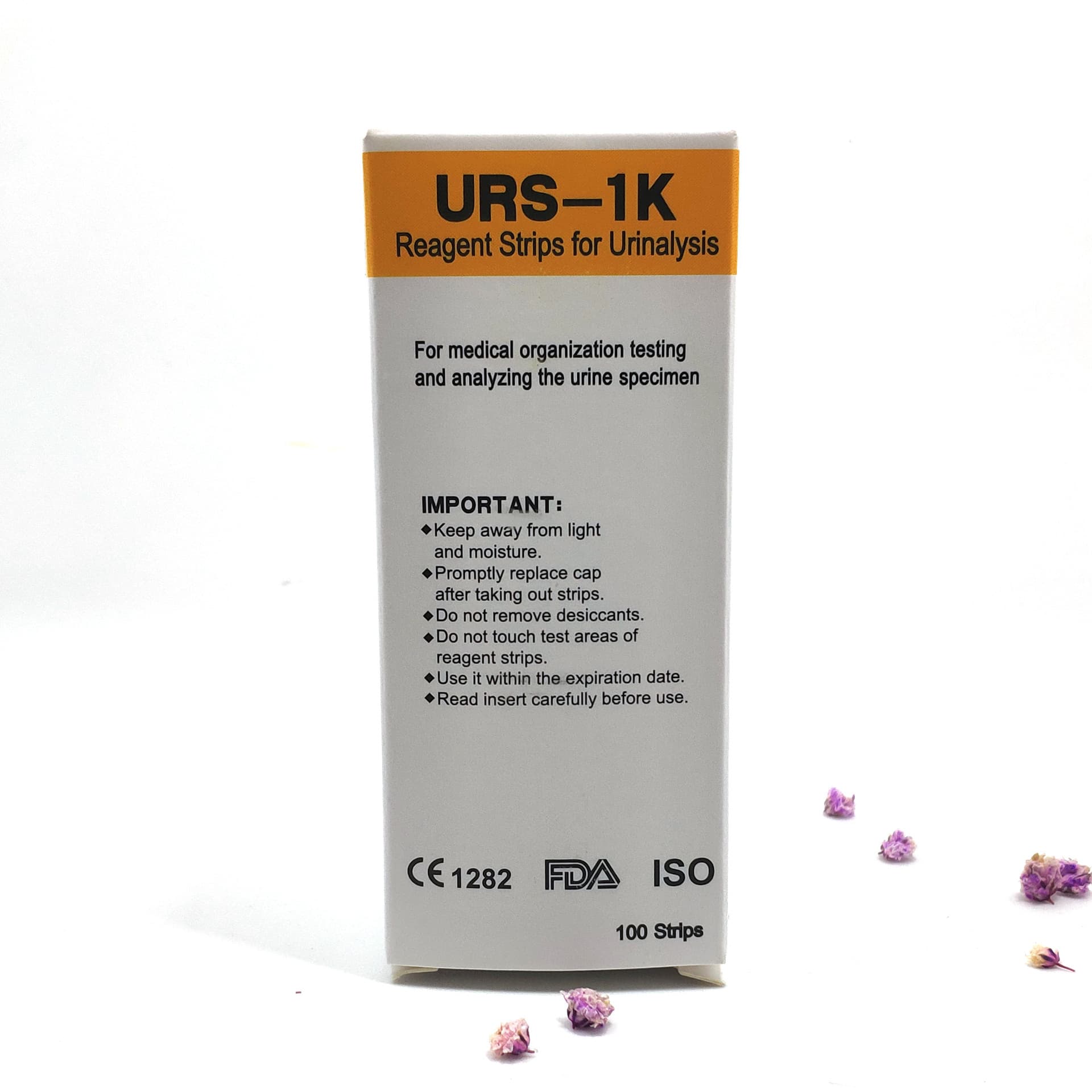 1 Tube 100 Strips Export English URS-1K Ketone Also PH Test Paper pH Meter Detection Cross-border E-commerce
