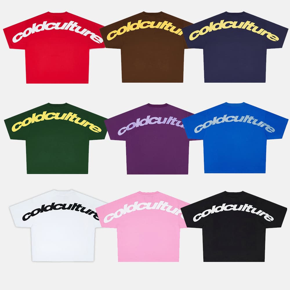 26 Cross-border COLD Hot Item European and American Trendy Brand Loose Tee Short Boxy Unisex Couple Basic Short-Sleeve T-Shirt