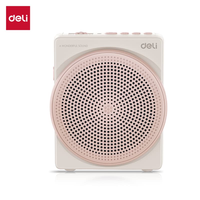 Deli LT910 Audio Equipment - Portable Amplifier and Megaphone for Teaching and Lectures, Small Bee Style