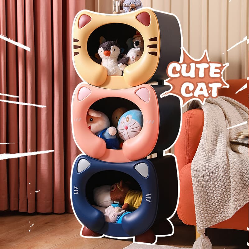 Dopamine Cat Bed Multi-Purpose Storage Box Toy Organizer Stackable Large Capacity Dog and Cat Bed