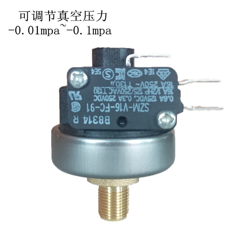 Vacuum pressure switch negative pressure normally open normally closed pneumatic negative pressure switch debugable vacuum pump negative pressure control switch