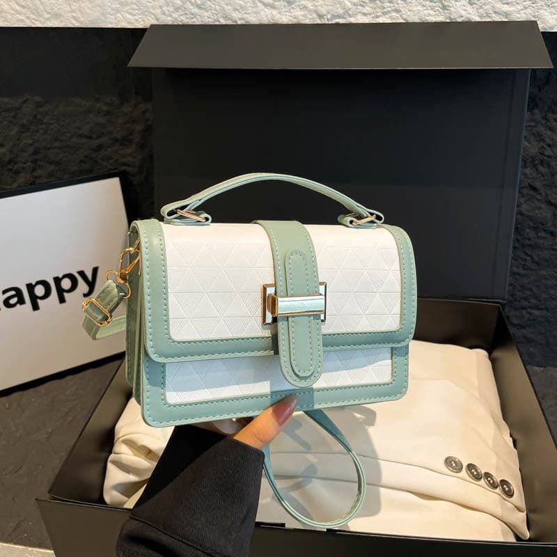 French Design Niche Handbag for Women High-Quality Minimalist Crossbody Bag Color-Block Casual Women's Shoulder Bag Wholesale