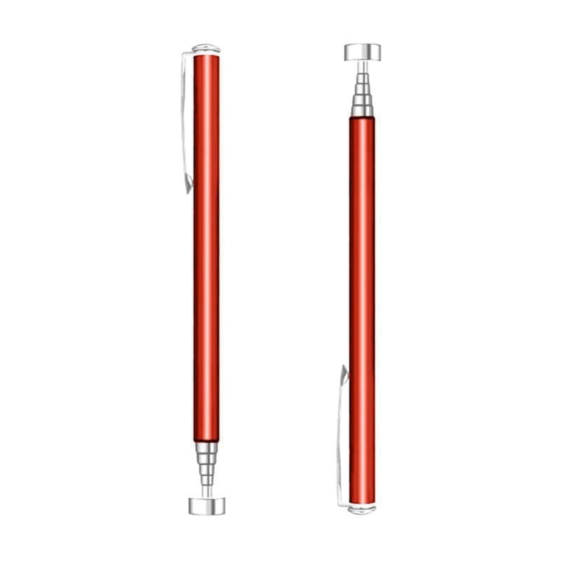Portable Magnetic Retractable Pickup Tool with Pen Clip Magnetic Iron Rod Pickup Tool Grabber Tool