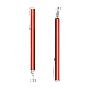 Portable Magnetic Retractable Pickup Tool with Pen Clip Magnetic Iron Rod Pickup Tool Grabber Tool