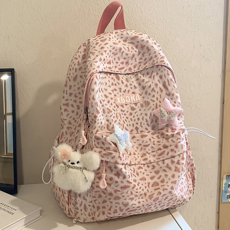 School Girl College Style Large Capacity Backpack 2026 New Junior High Senior High Simple Versatile Fresh Cute Double Shoulder Bag