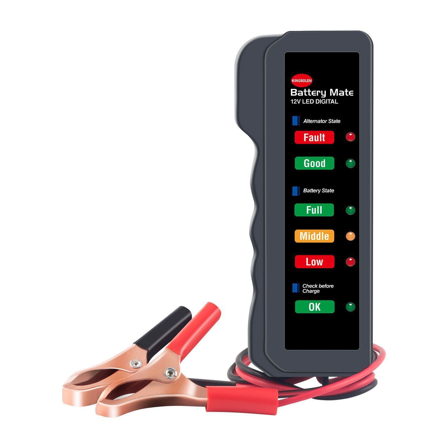 Car battery tester battery tester 12V battery tester foreign trade wholesale PP bag