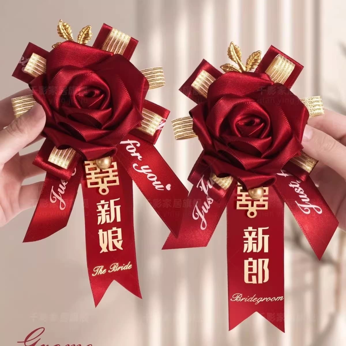 Wedding corsage family full set bridegroom bride wedding groomsmen bridesmaid parents high-end artificial flowers special wholesale