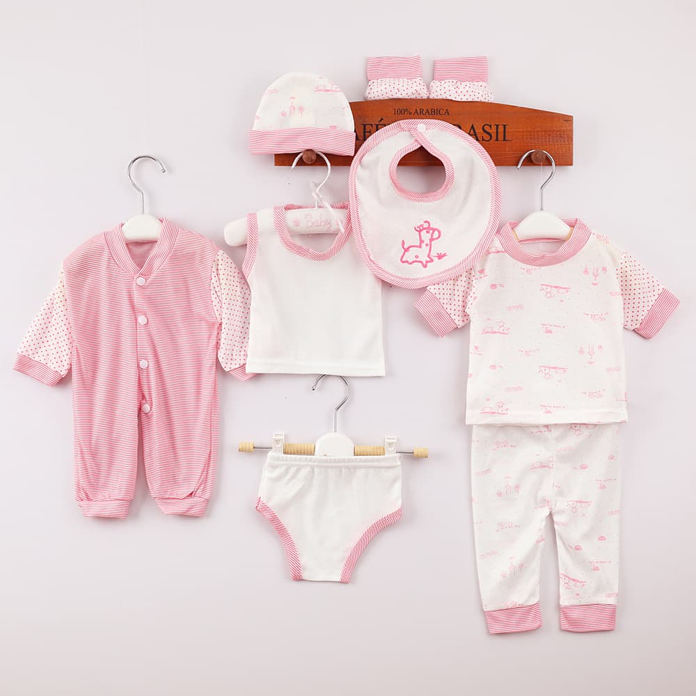 Baby Underwear Set 8-Piece Outfit for Infants 0-3 Months Baby Clothing for Export