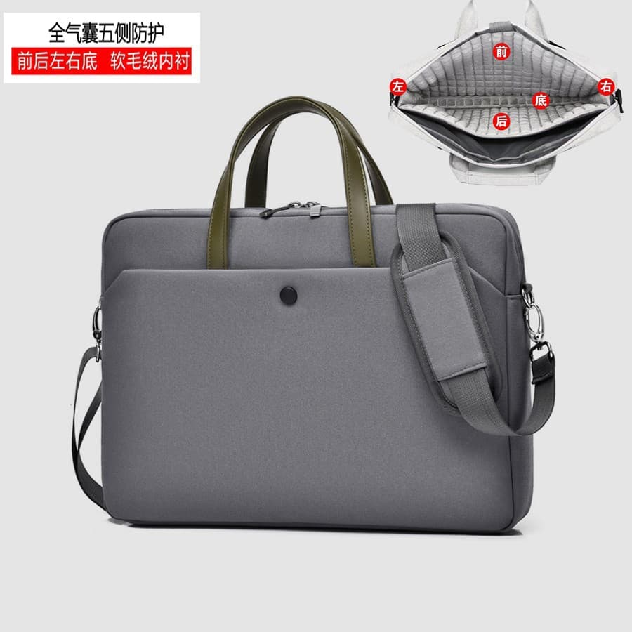 New Cross-Border Laptop Bag Handbag Simple Fashion Briefcase Meeting Bag Lightweight Business Computer Bag