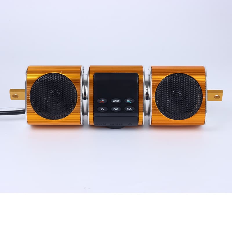 Motorcycle Audio System with Heavy Bass, Bluetooth, Waterproof Display, Motorcycle Bluetooth Speaker, Modified Car-Mounted Speaker