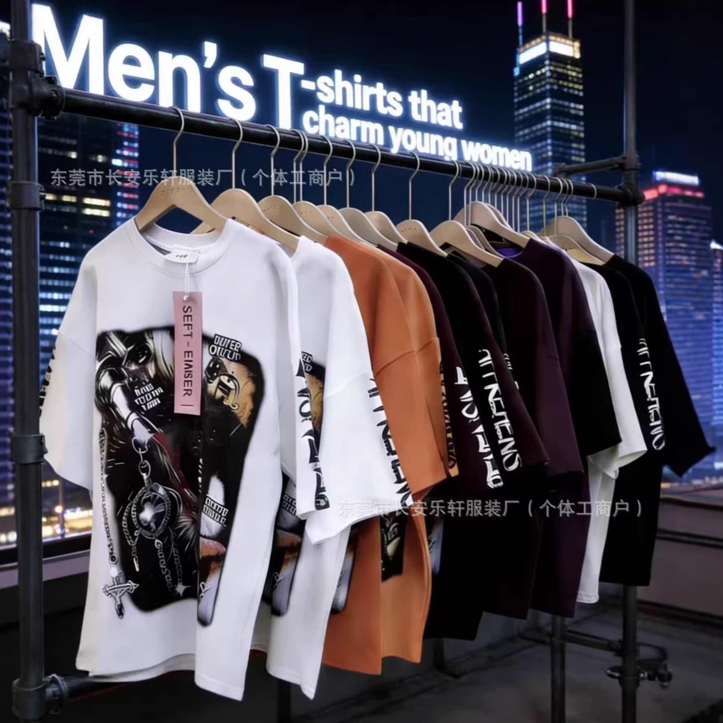1 yuan 2 yuan foreign trade cheap Men T-shirt clothing casual men's summer short-sleeved T-shirt men's loose round neck trend