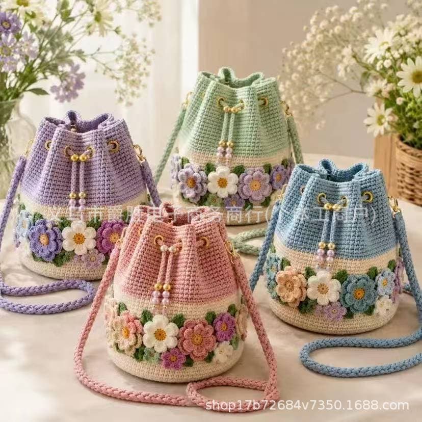 Cross-border new product Four Seasons Crochet Bag, creative and novel seasonal crochet bag