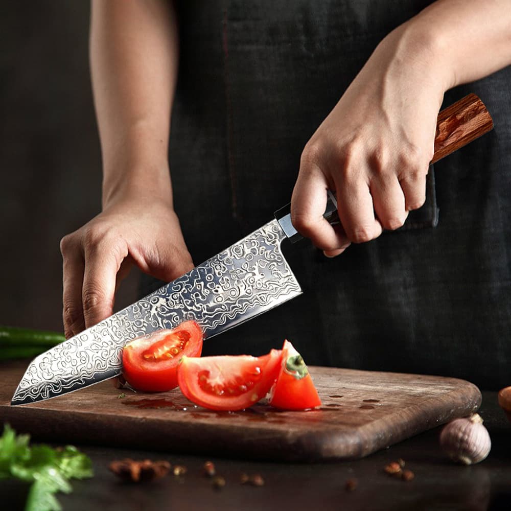 Damascus kitchen knife household chef sharp meat cutting fruit knife Japanese-style special slicing kitchen cutting knife