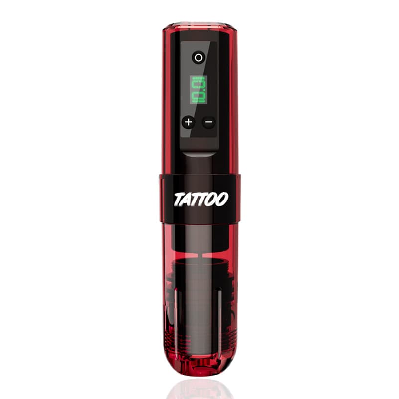 BlueRay Cross-Border Wireless Charging Tattoo Pen, Lining and Shading Integrated Motor Pen with LED Display and Battery