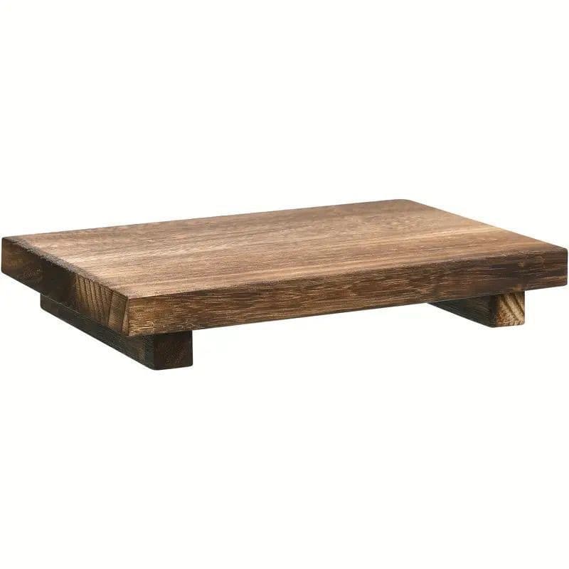 Wooden Bathroom Soap Dish Tray Creative Display Storage Stand Organizer Base Wooden Shelf