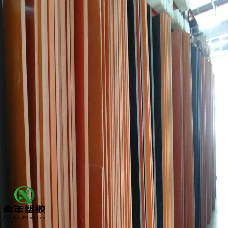 Orange-Red and Black Bakelite Anti-Static Insulating High-Temperature Resistant Bakelite Board for Fixture Processing, Electrician Board Cut-to-Size
