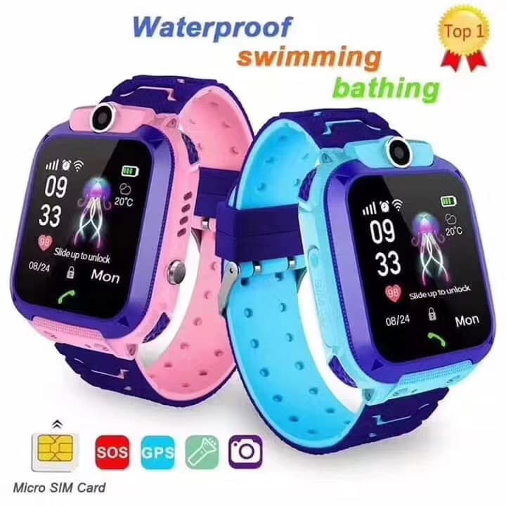 Cross-border 5th Gen Q12 Children's Smart Watch Phone with GPS, Smart Game Q15 Watch, Hot Selling Export Model