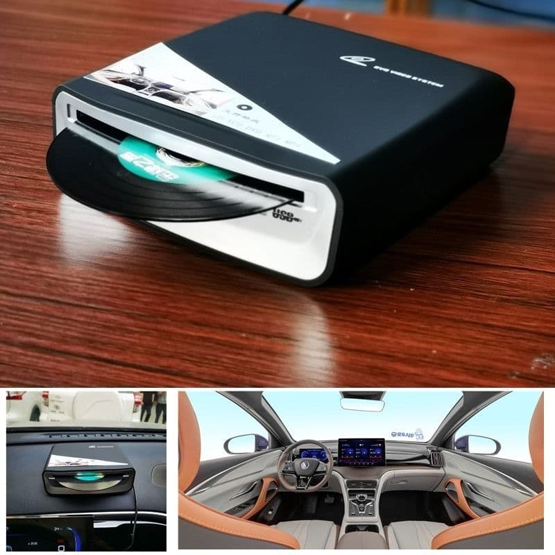 M3H Car External CD Player In-Car Portable DVD Disc Player External Playback Unit