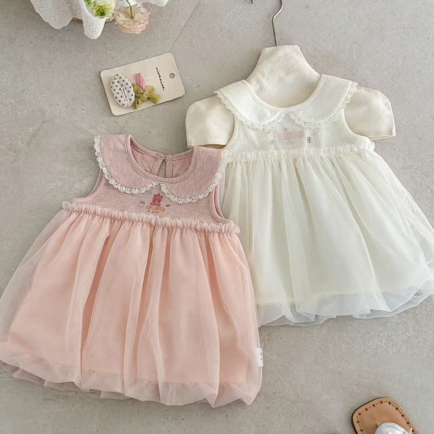 Girls Summer Dress 2026 New Baby Girl Sweet Princess Dress One Year Old Dress Little Girl Beautiful Dress