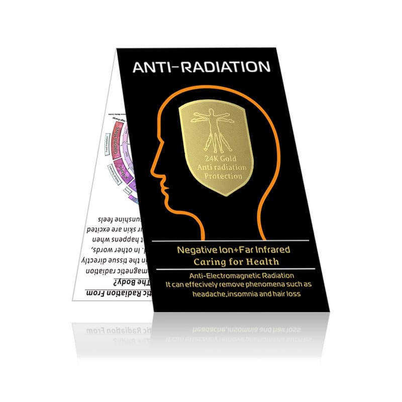Amazon New 24K Shield-Shaped Double Anti-Radiation Phone Sticker, Anti-Radiation Phone Shield, Computer Sticker EMR