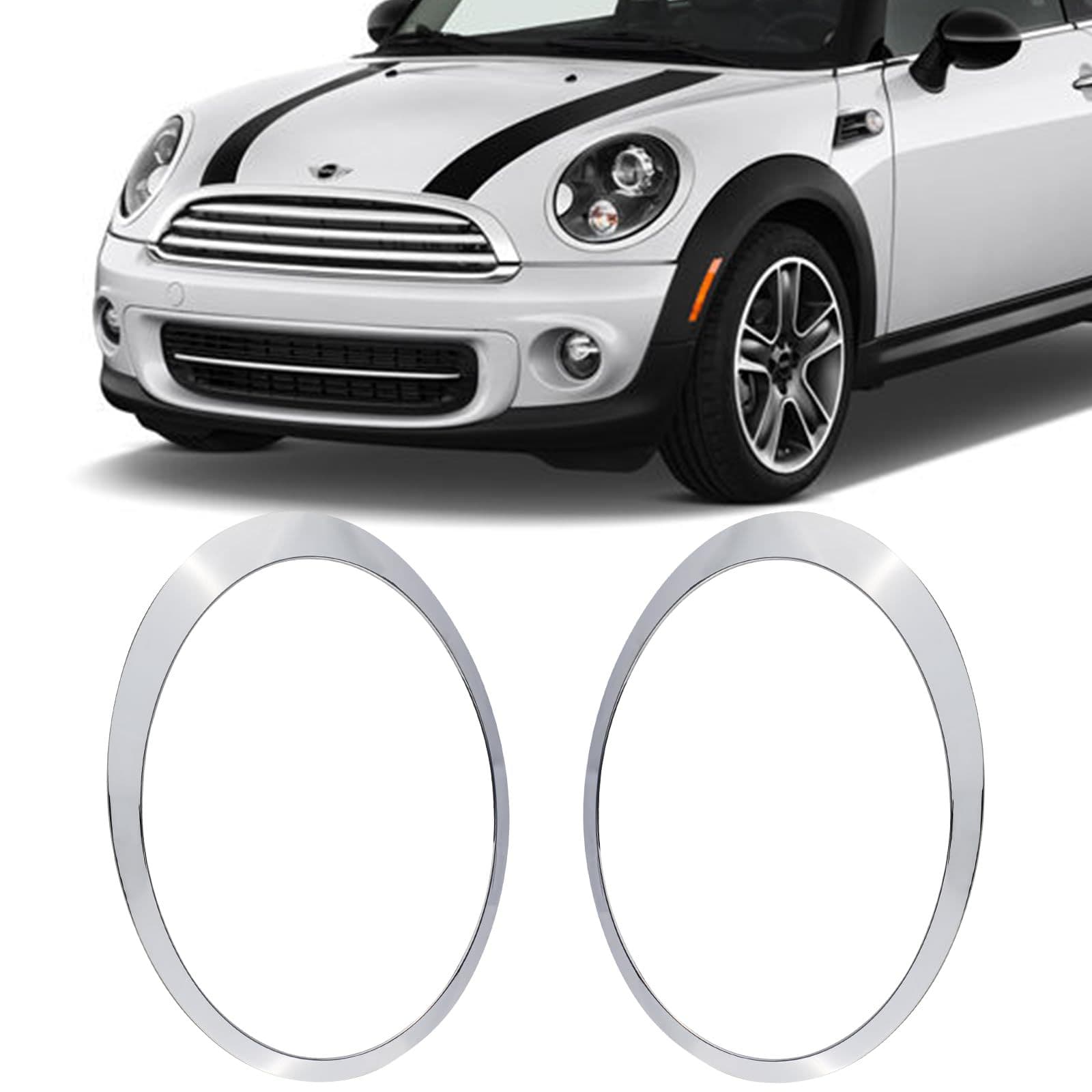 51137149905 51137149906 Is Suitable for BMW Mini R55-R59 Headlight Chrome Light Bright Ring