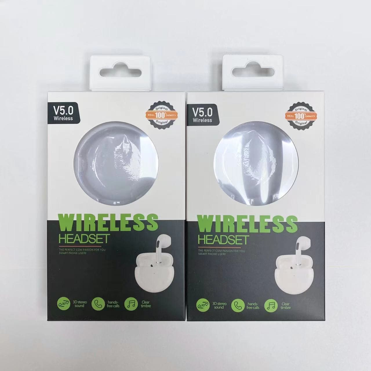 TWS wireless Bluetooth earphones universal packaging box, unisex Pro4, 5, 6th generation, new third generation i12 cardboard box packaging, in stock.