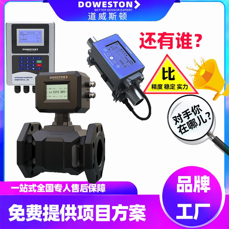 Ultrasonic Flow Meter Intelligent Non-Pressure Loss Low Flow Rate Clamp-On Multi-Channel Gas Versatile Application