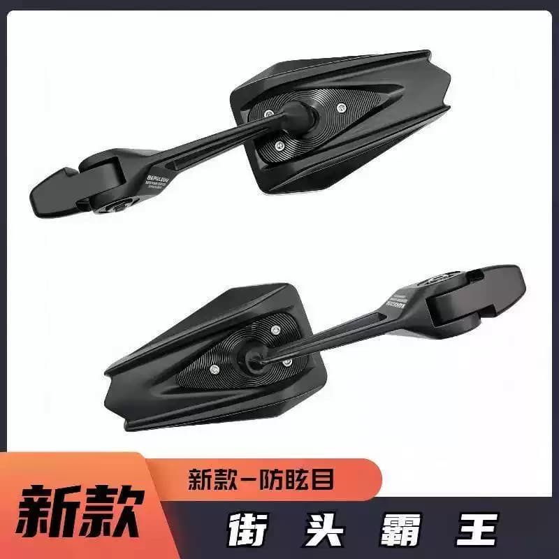AOS4 new diamond-shaped rearview mirror Maverick Nine CNC aluminum alloy motorcycle electric vehicle universal reflector