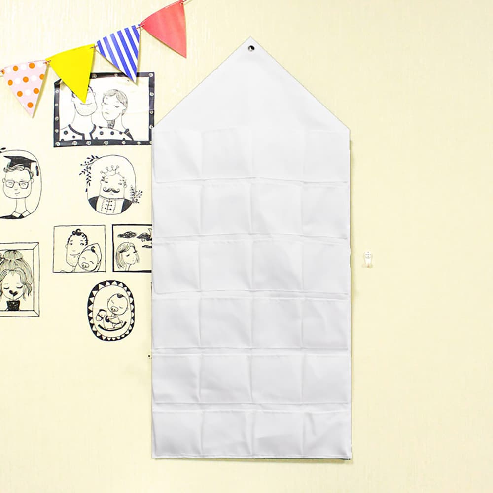 Manufacturer's best-selling canvas Christmas calendar white cross-border wholesale mixed batch printing logo Christmas white calendar