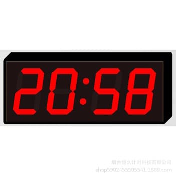 Synchronized clock sub-clock digital for hospitals, schools, gymnasiums, industrial power, custom digital tube precise timing satellite.