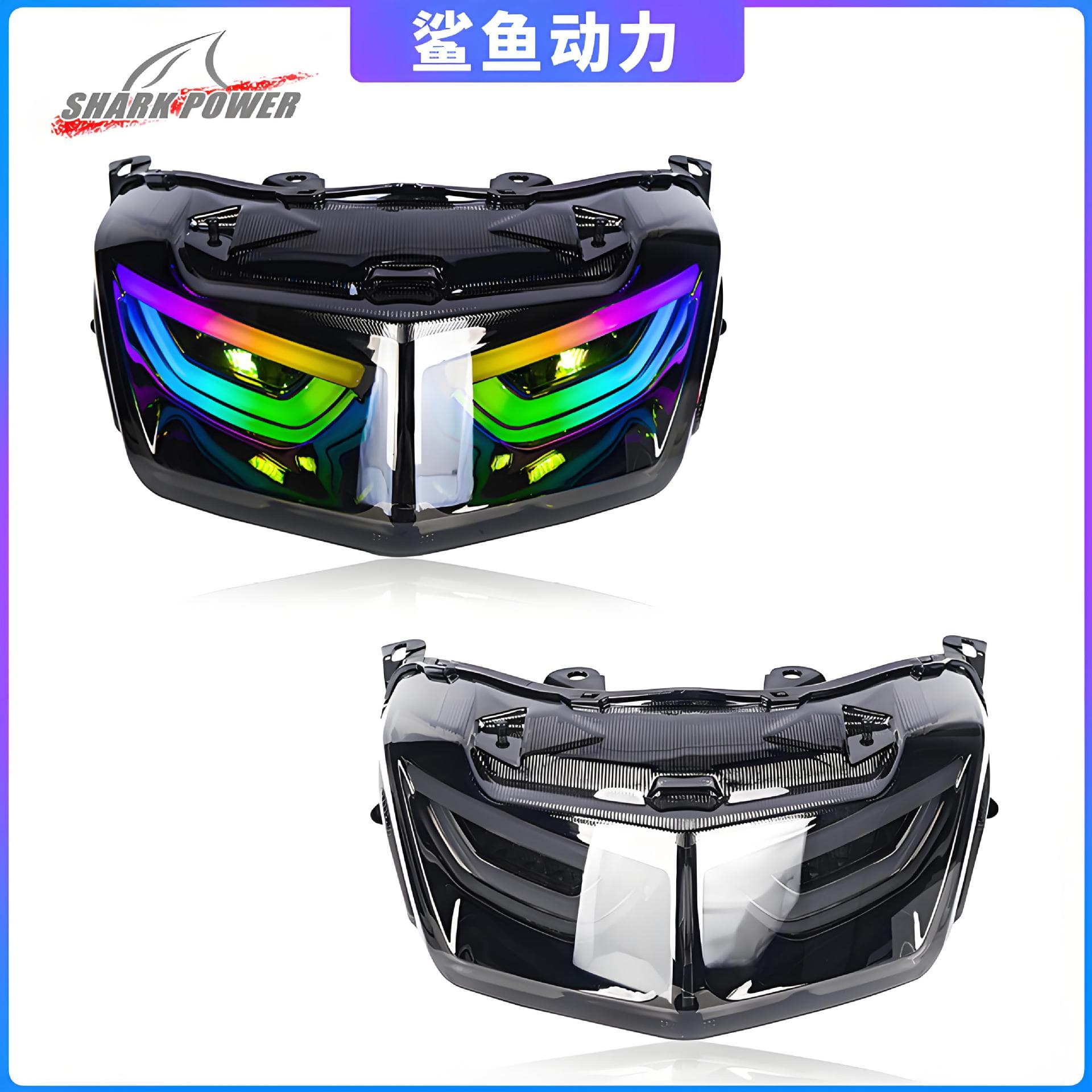 Factory wholesale hot sale motorcycle accessories for YAMAHA NMAX155 new modified RGB rear tail light