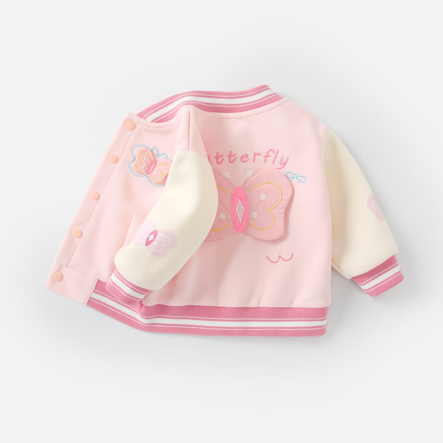 Baby Autumn Jacket Girls Baseball Uniform Casual Stylish Top Toddler 2026 Fall Versatile Outerwear