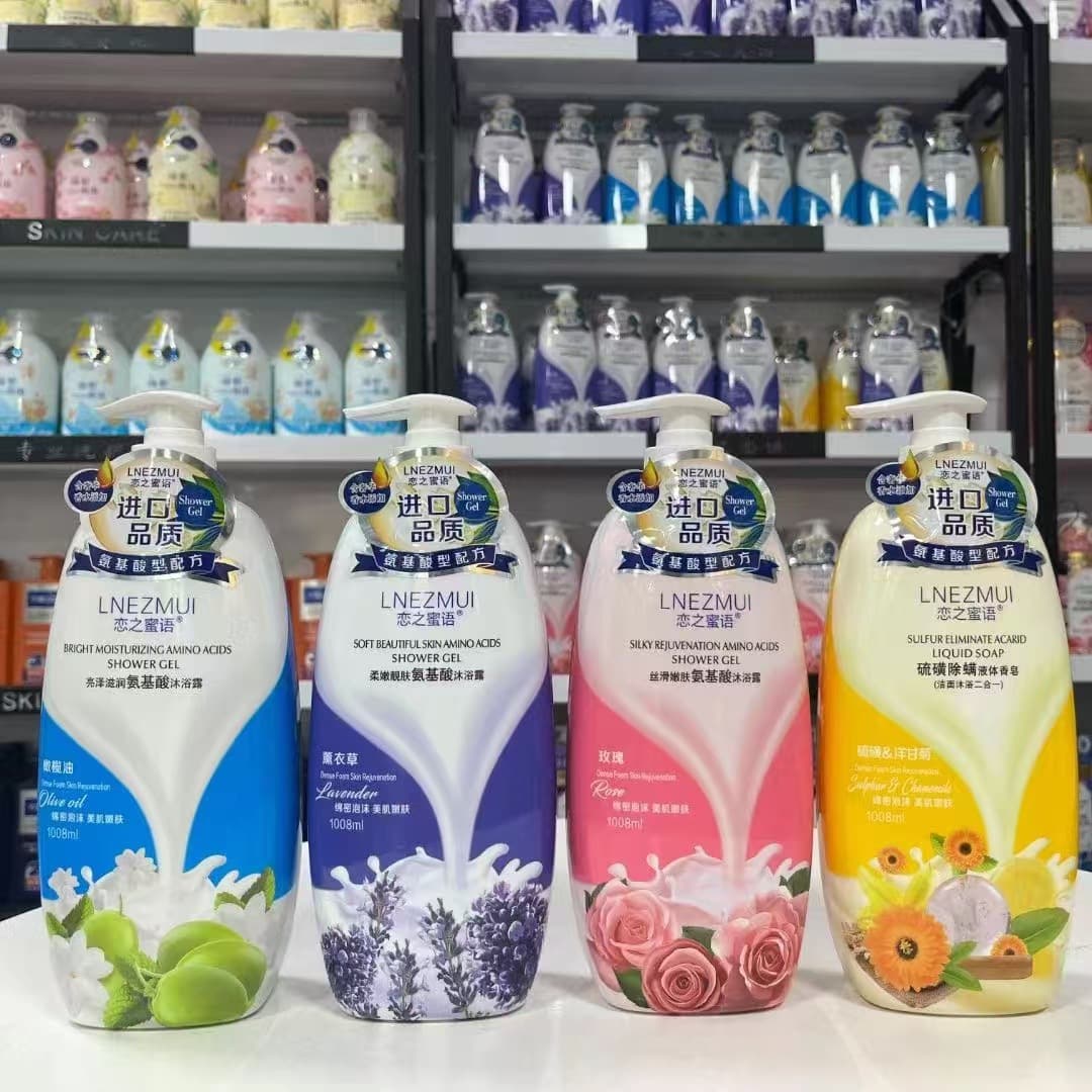 Cambodia 1000ml Shower Gel Wholesale Perfumed Shower Gel