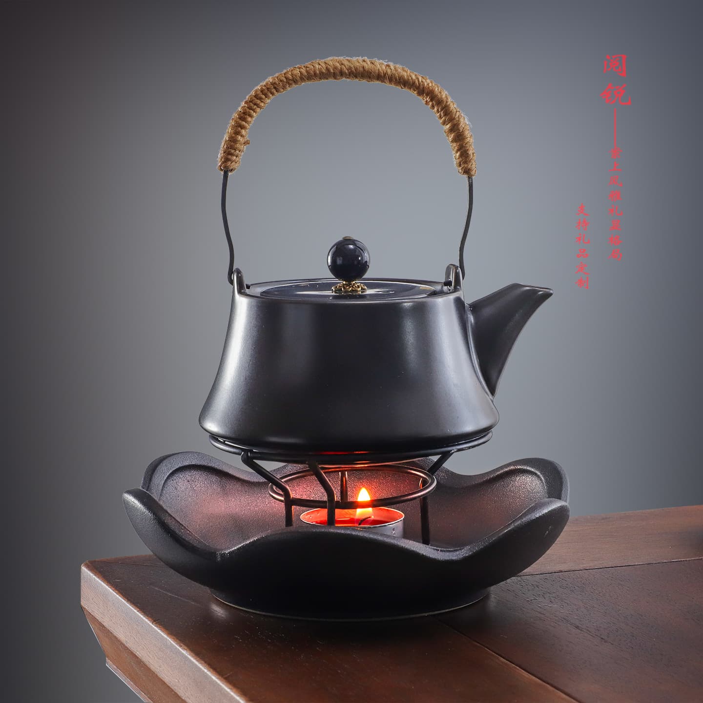 Yuerui Health Preservation Stewing Pot, Household Hanging Pot with Candle Warmer, Retro Old Rock Mud Tea Stove and Small Fire Pit Wholesale