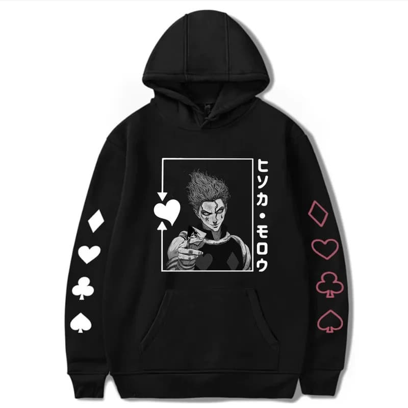 [Cross-border EU Size] Hisoka Hunter X Hunter Anime Print Men's Autumn