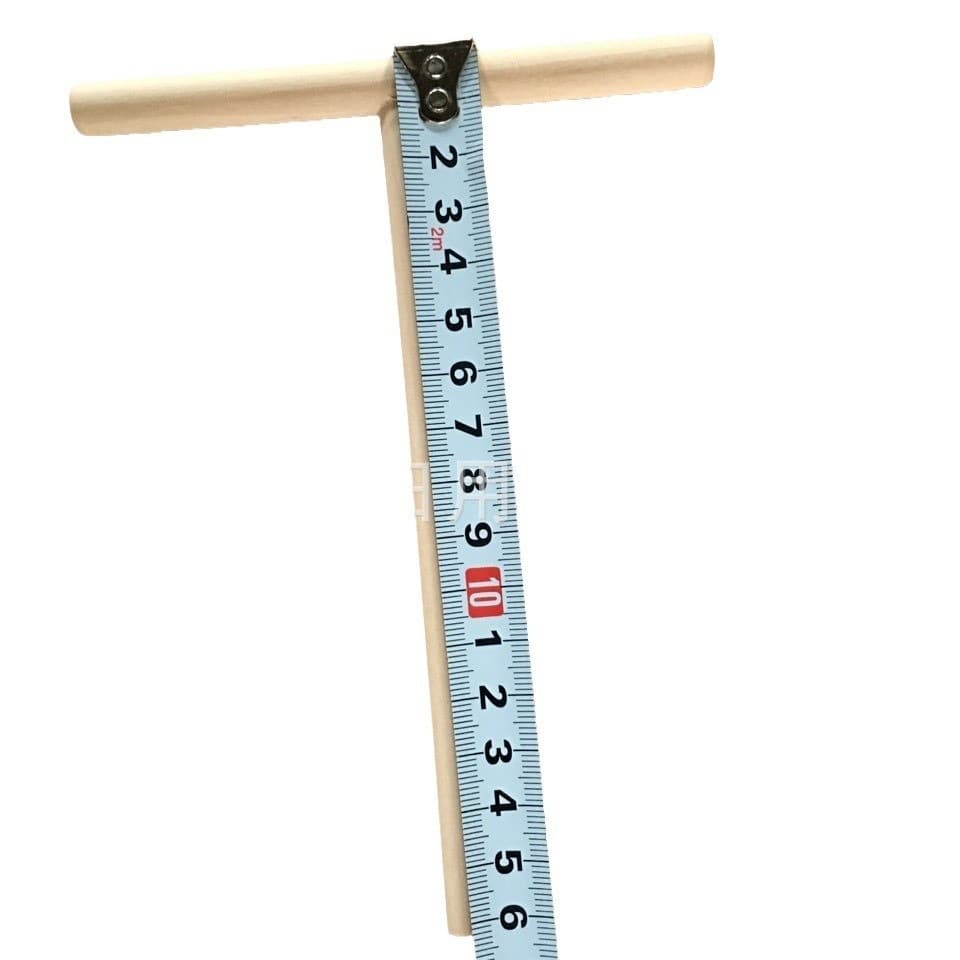 Factory Wholesale Wooden Pancake Maker T-bar Small Round Bar Egg Spatula Pusher Wooden Rake Scraper