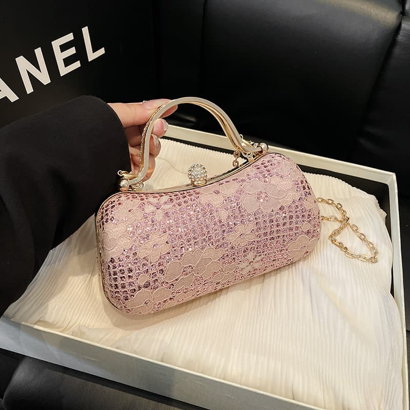 Simple Handbag Women 2026 New Evening Bag Dinner Party Tote Versatile Shoulder Crossbody Bag Cross-border Light Luxury
