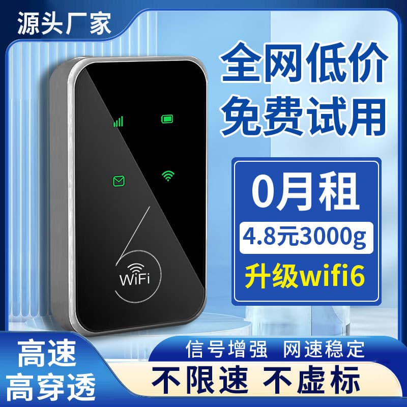 Portable WiFi Router, WiFi 6 Wireless Network Card, for Mobile Phones, Home Use, and Car Use - A Must-Have Broadband Device