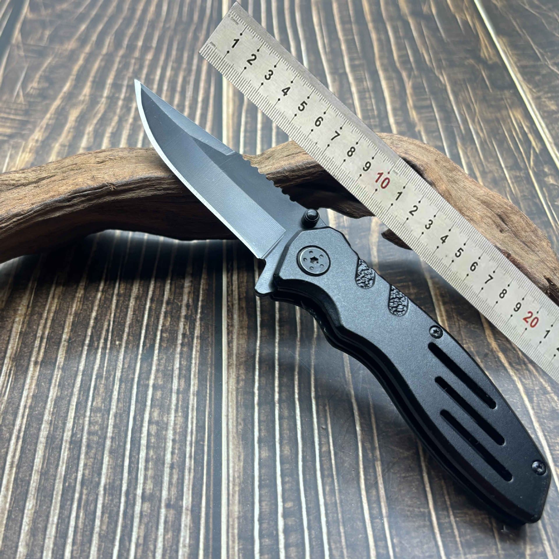 Cross-border High Hardness Stainless Steel Folding Knife Camping Outdoor Tactical Knife Survival Knife Self-defense Mini Knife