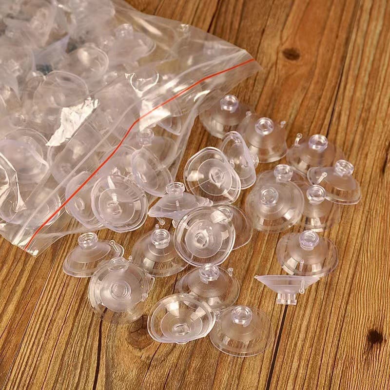 4CM High-Clarity Decorative Suction Cups: Mark-Free Wedding Car/PVC Lollipop/Mushroom Flower Vehicle Types