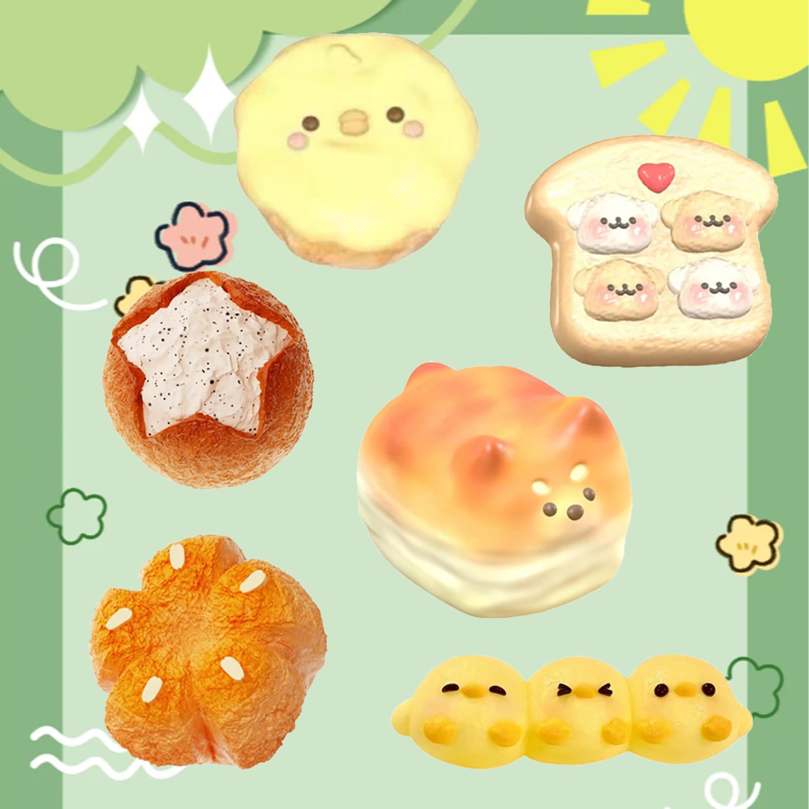 Cute Shiba Inu Bread Baking Mold DIY Cartoon Aromatherapy Candle Gypsum Mold Baking Cake Silicone Molds Home Decoration